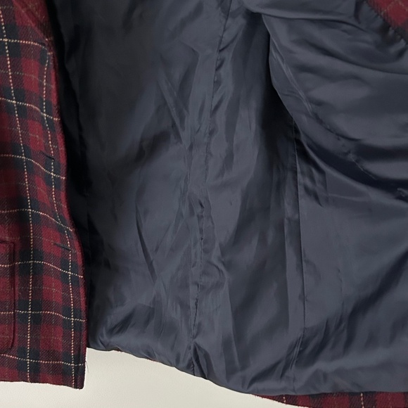 Vintage White Stag Plaid Wool Blazer - Picture 15 of 16